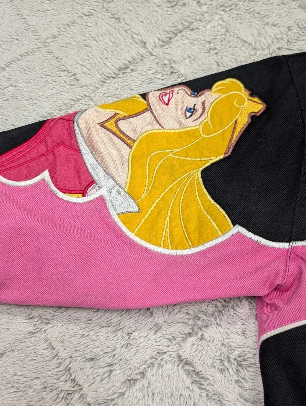Vtg Disney JH Design Jacket Kids S Disney Princess Daytona 500 Jeff Hamilton